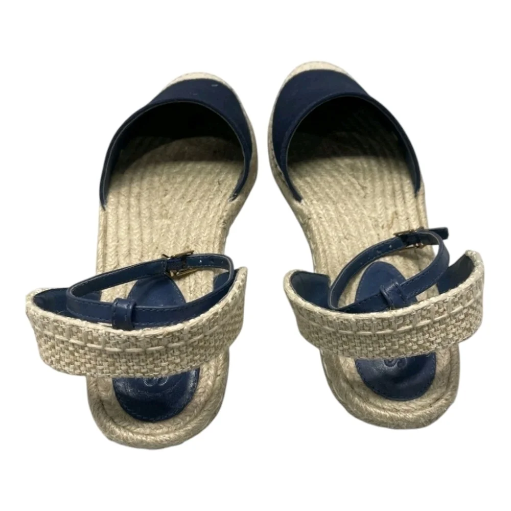 Schutz Womens Greeca Espadrille Flats US 11 Embroidered Ankle Strap New